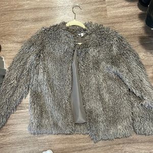 Bloomingdale’s fluffy jacket